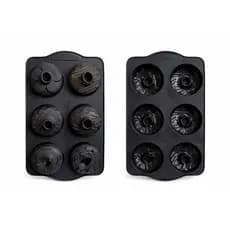 Forma Silicone 6 Cavidades Bolo Donuts Muffin Antiaderente Resistente Cozinha