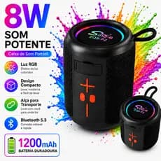 SinG-e P2 Caixa de Som Portátil Áudio Claro Bluetooth Bateria 1200mAh