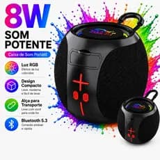 SinG-e P1 Caixa de Som Portátil 8W Som Nítido Bateria 1200mAh Bluetooth