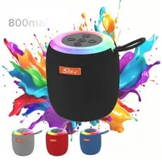 Caixa de Som Portátil Sing-E B108 8W Bluetooth Bateria 800mAh Super Leve para Uso Diário