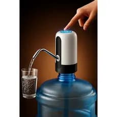 Bomba de Agua galão Recarregavel - Dispenser de Água Elétrico -Bomba Elétrica Galão 10L 20L Água Automática USB - JK