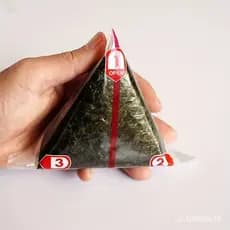 100 Unidades De Sacos Onigiri , Saco De Embalagem De Bola De Arroz Triangular De Camada Dupla Estilo Japonês Embrulho De