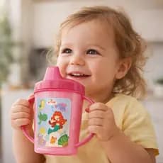 Copinho Como Infantil C/ Alça Tampa E Bico Plástico +6 Meses