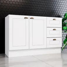 Balcão Sem Tampo 2 Portas Clássico Americana Henn 120cm