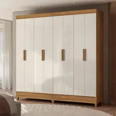 Guarda-Roupa Casal 8 Portas 2 Gavetas Marajó Paris Moval