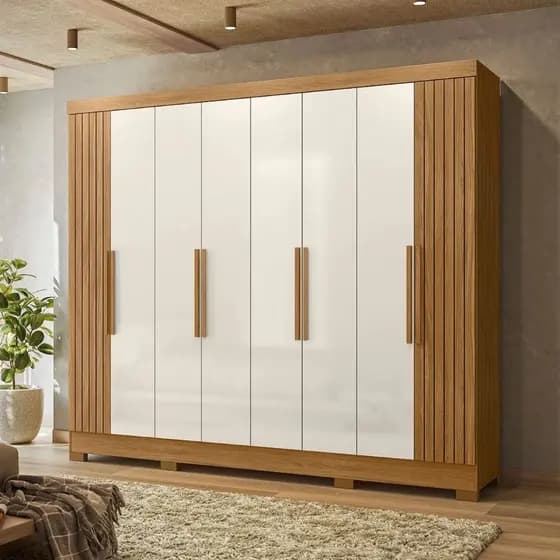 Guarda-Roupa Casal 8 Portas 4 Gavetas Diplomata Moval