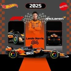 Miniatura Lando Norris - Hot Wheels Premium F1 Season 2025
