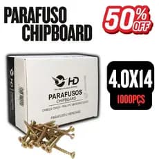 TOP Caixa Fechada Parafuso 4,0x14 Cabeça Chata Phillips - 1000 Unidades HD Original