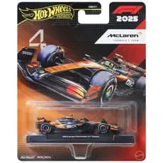 Hot Wheels Premium F1 2025 - Lando Norris #4: Edição Oficial McLaren Racing