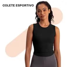 Liouty Regata Feminina Sem Costura Secagem Rápida para Academia