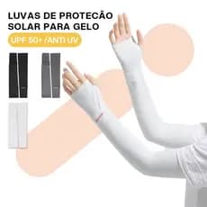 Liouty Proteção Uv+50SPF Seda Gelo Mangas De Braço Com Mosquito Repelente Função Respirável (BX55)