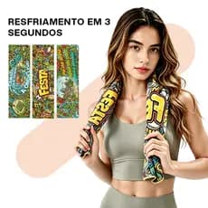 Liouty Toalha de Resfriamento Instantaneo Ice Towel 30x100cm Microfibra Premium 160gsm para Academia Crossfit e Esportes