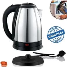 Chaleira Elétrica Aço Inox 2L 220V Luz Indicadora Ferve Rápido Água Tampa Desliga Automático