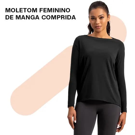 Liouty Camiseta esportiva feminina manga comprida roupa esportiva feminina ioga badminton corrida（S005）