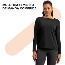 Liouty Camiseta esportiva feminina manga comprida roupa esportiva feminina ioga badminton corrida（S005）