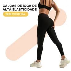 Liouty Leggings de fitness femininas sem costura de cintura alta（CK06）