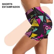 Liouty Short Levanta Bumbum Sem Costura Cintura Alta Moda Estilo grafite (DK02)