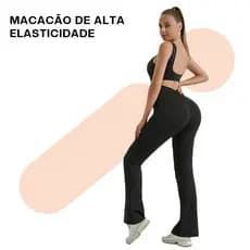 Liouty Macacão Fitness Com Costas Descobertas Esportivo De Ioga Feminino Vem com sutiã integrado (LTK01)