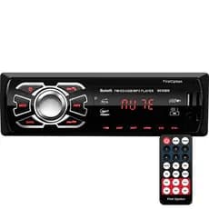 Rádio MP3 Player Som Automotivo Bluetooth Universal 1 Din USB SD Auxiliar First Option 6630BN
