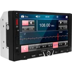 Central Multimídia MP5 Automotivo Universal 2 Din Bluetooth USB SD Auxiliar First Option 7810HE