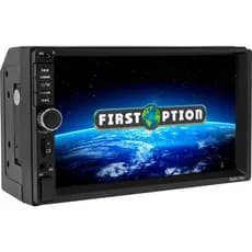 Central Multimídia MP5 Automotivo Universal 2 Din Bluetooth USB SD Auxiliar First Option 7810HCPAA