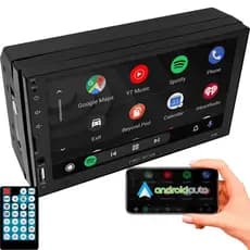 Central Multimídia MP10 Automotivo Universal 2 Din Bluetooth USB SD Auxiliar First Option 8100