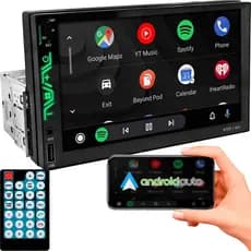 Central Multimídia MP10 Automotivo Universal 1 Din Android Auto Carplay USB First Option 8100 1 Din