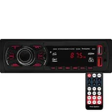 Rádio MP3 Player Som Automotivo Bluetooth Universal 1 Din USB SD Auxiliar First Option 6630 2024