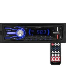 Rádio MP3 Player Som Automotivo Bluetooth Universal 1 Din USB SD Auxiliar First Option 5566SE