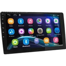 Central Multimídia Automotivo Universal 2 Din Android 10 Polegadas USB SD Aux First Option 1010