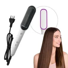Escova Alisadora Bivolt  Branco  130°C a 200°C Alisamento