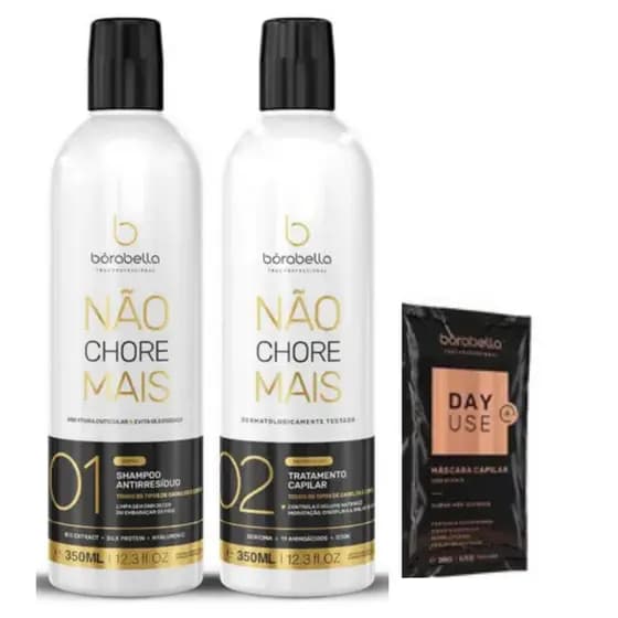 Kit Borabella Progressiva Sem Formol Não Chore Mais 350ml