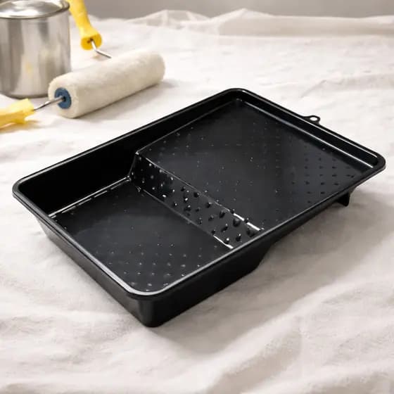 Bandeja para Pintura Grande 23cm Thompson Plástica Rolo Tinta Resistente Fácil de Usar