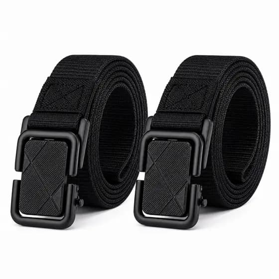Kit 2 Cintos Antialérgico Militar Adulto Fivela Engate Rápido Tático 120cm