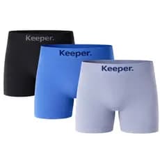 Kit 3 Cuecas Keeper Boxer Microfibra Premium Adulto Térmica Box Dia a dia Conforto Anti Assaduras
