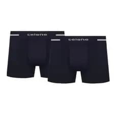 Kit 2 Cuecas Boxer Selene Sem Costura Poliamida Masculina Conforto Alta Elasticidade Adulto