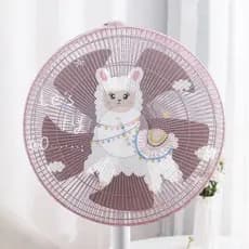 Capa Para Ventilador Proteção Hélice Anti Poeira Lavável Protege Dedos Crianças Segurança