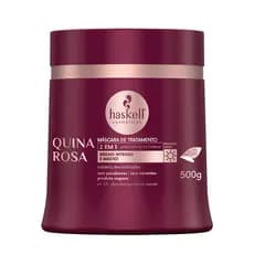 Máscara Capilar Quina Rosa 500gr Haskell | Hidratação intensa e revitalização profunda