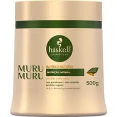 Máscara Manteiga Murumuru 500gr Haskell | Nutrição intensa e revitalização para cabelos muito secos