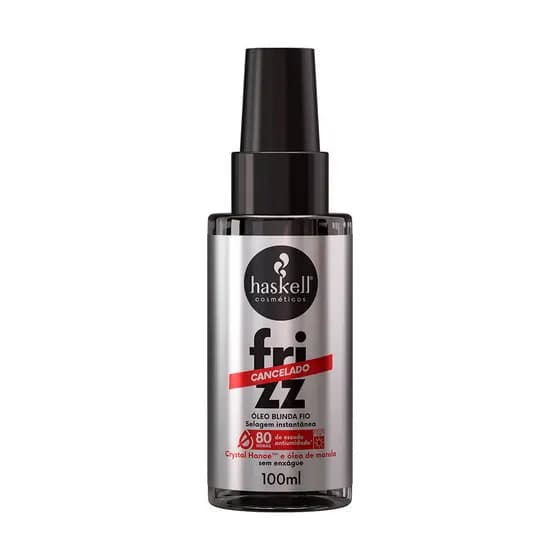 Óleo para cabelo Blinda Fios Frizz Cancelado 100ml Haskell | Tratamento Antifrizz