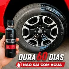 Pretinho de Pneu Não sai com Água Dura 60 dias