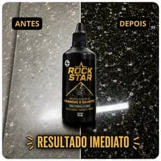 Limpa Revitaliza Granito Mármore Realça cor intensificador Rock Star