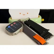 HK9 Ultra Smartwatch Relógio Inteligente Série 8 2.02 " AMOLED Tela Infinita NFC 500 + Discagem Pedômetro Mulher H