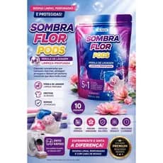 Sabão Em Cápsulas De Lavagem 5 em1 Substitui Sabão Líquido/pó Limpeza Profunda PerfumeFloral P/Roupa