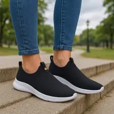 Tênis Meia Feminino Masculino Calce Fácil Ortopédico Casual Confortável Dia a Dia Trabalho