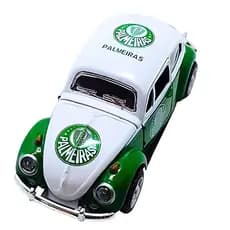 Carro Miniatura Fusca Palmeiras Coleção Esportiva Torcida Alviverde