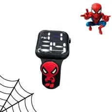 Relógio Menino Homem-Aranha Digital Modelo Infantil Super-Herói