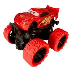 Carrinho Relâmpago McQueen Monster Truck 4x4 com Pneus Grandes Brinquedo Infantil