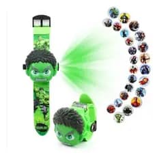Relógio Projetor Hulk Mostra Imagens 3D