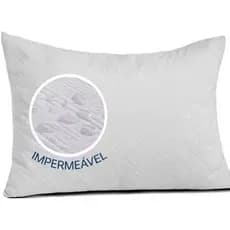 Protetor Impermeável para Travesseiro Tecido Jacquard Premium SUPER SILENCIOSO 100% Impermeável